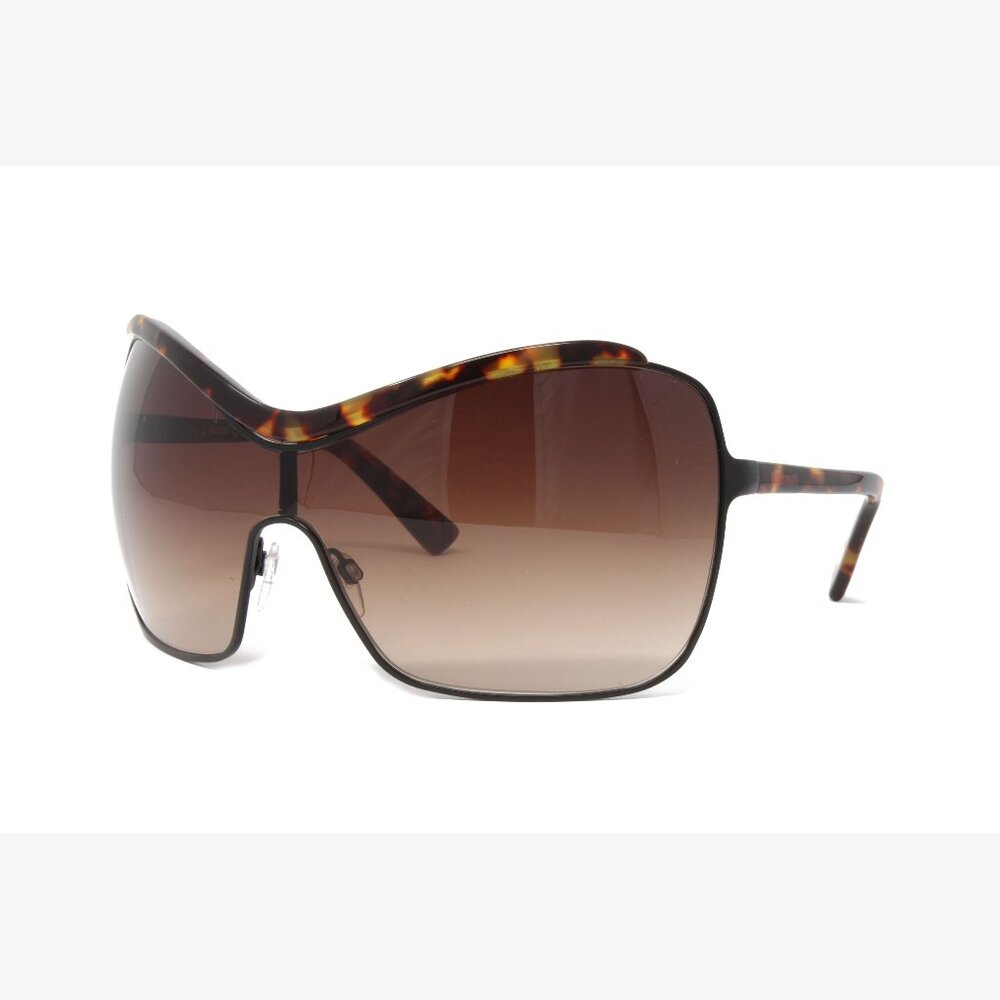 Just Cavalli Women's Sunglasses Shield Frame JC504S 52F Black/Tortoise NWT